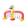 Customized sports children 3in1 inflatable football bowling